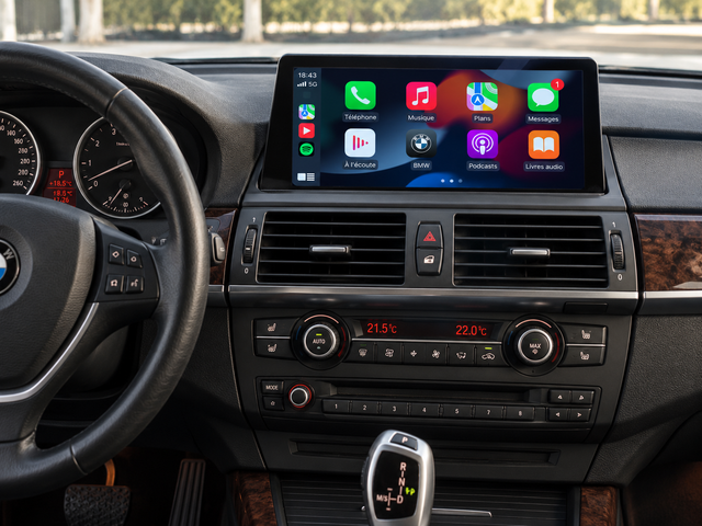 Autoradio CarPlay BMW X5 E70 & X6 E71 – Écran 10,25″ Apple CarPlay Android Auto – CCC/CIC