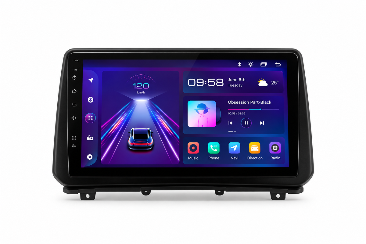 Autoradio CarPlay Apple & Android Auto pour Renault Clio 3 (2005–2014) – Écran tactile GPS Bluetooth Wi-Fi