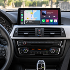 Simulation du CarPlay NBT installé dans une BMW Série 3 F30